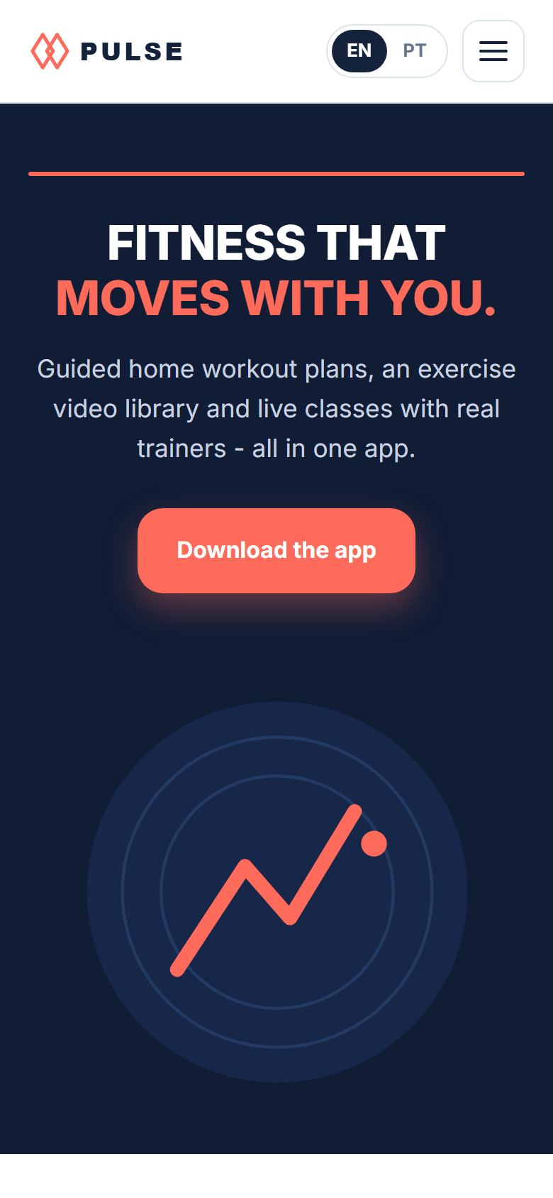 PULSE Fitness mobile screenshot